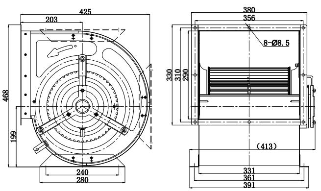 carrier furnace blower motor Structure Diagram